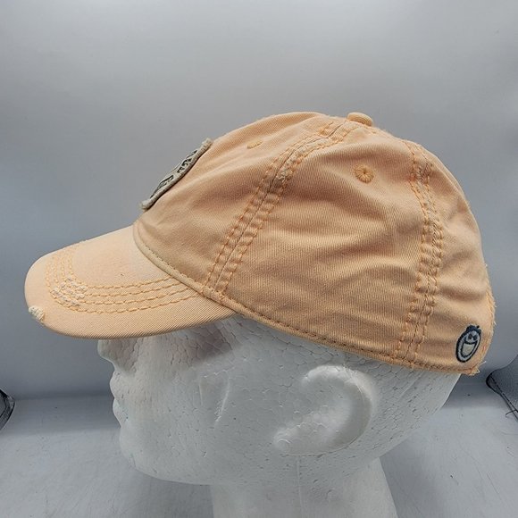 Life Is Good Take Your Sweet Time Adults Peach Orange Hat Cap Adjustable Comfort - Picture 2 of 9